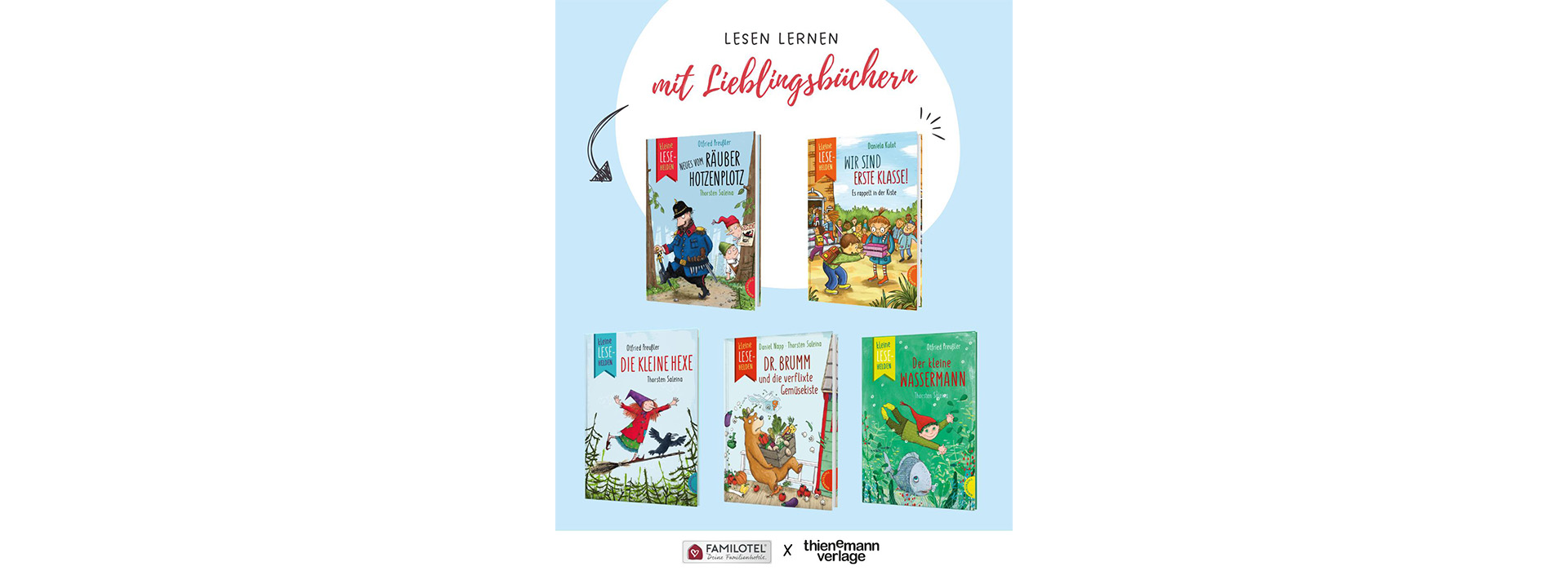 Produktübersicht der Lesehelden-Bücher von Thienemann Verlage